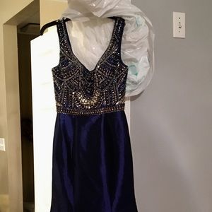 Royal blue dress